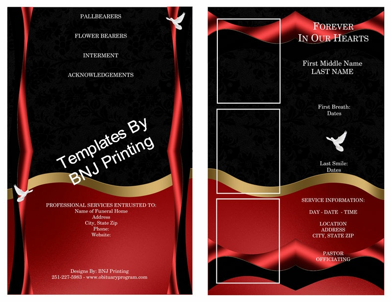Templates By 
BNJ Printing
