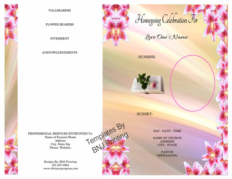Templates By 
BNJ Printing
