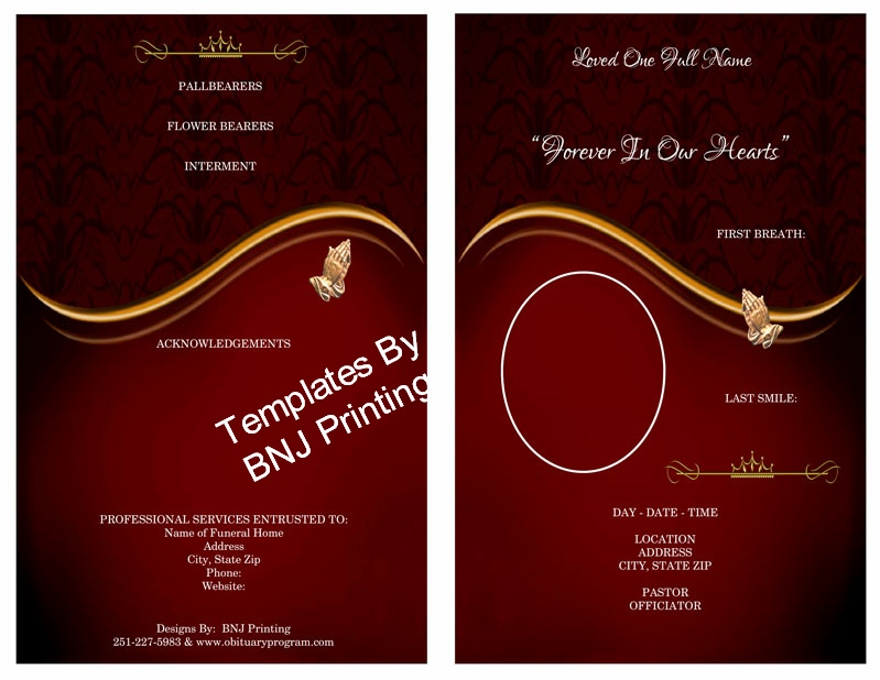 Templates By 
BNJ Printing
