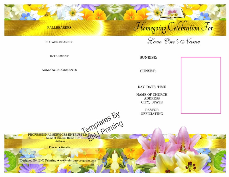 Templates By 
BNJ Printing
