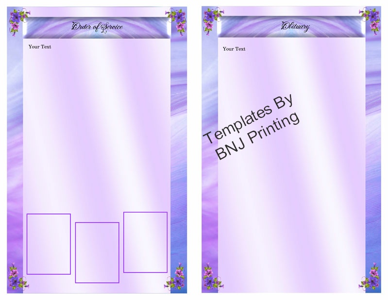 Templates By 
BNJ Printing
