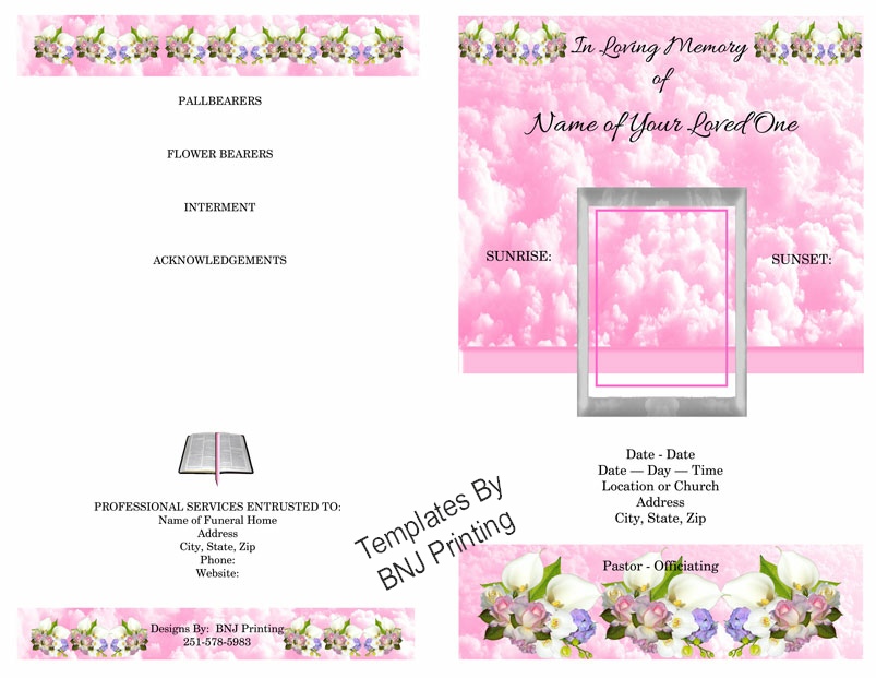 Templates By 
BNJ Printing
