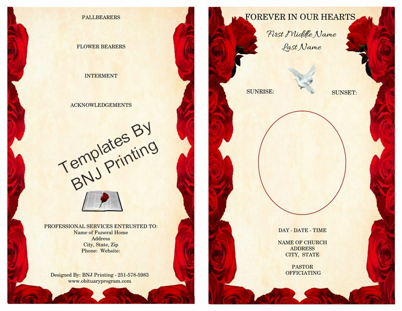 Templates By 
BNJ Printing
