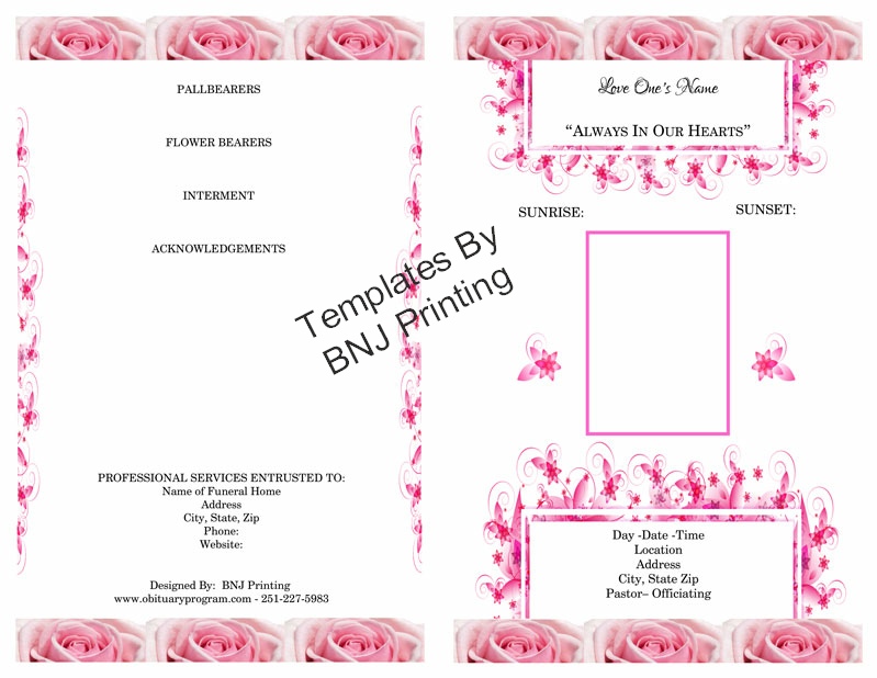 Templates By 
BNJ Printing
