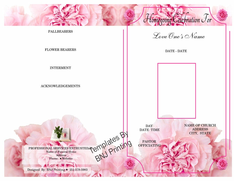 Templates By 
BNJ Printing
