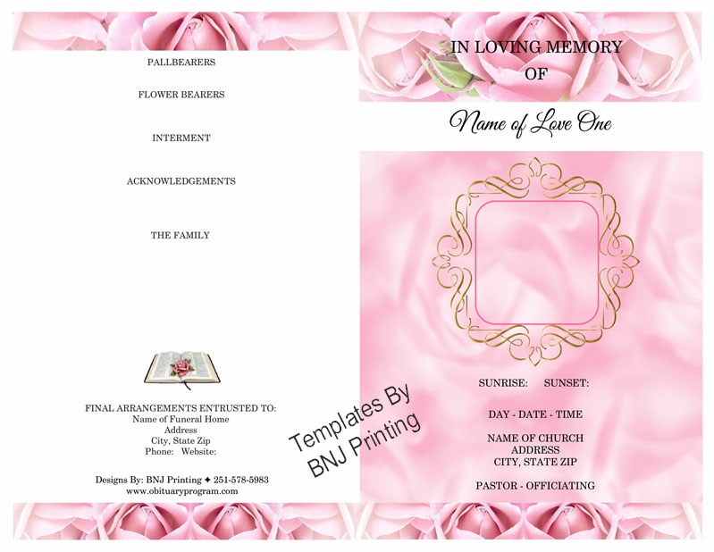 Templates By 
BNJ Printing
