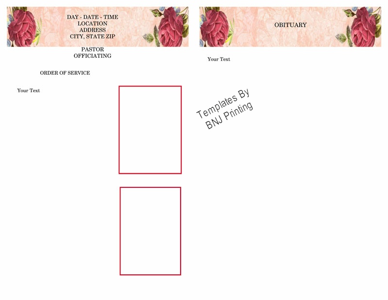 Templates By 
BNJ Printing
