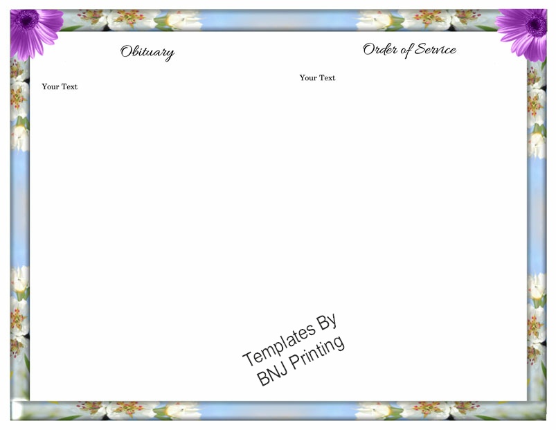 Templates By 
BNJ Printing
