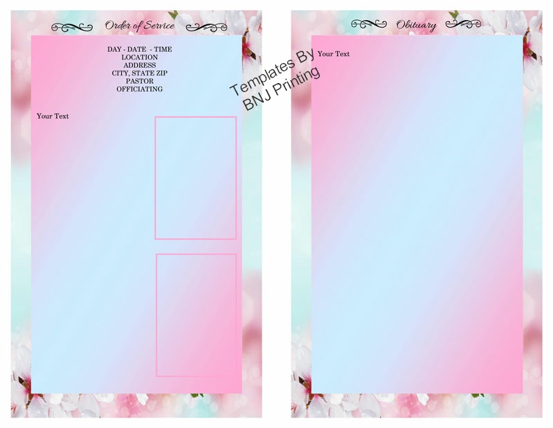 Templates By 
BNJ Printing
